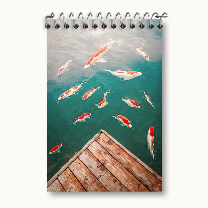 دفتر یادداشت 50 برگ خندالو مدل ماهی کد F724