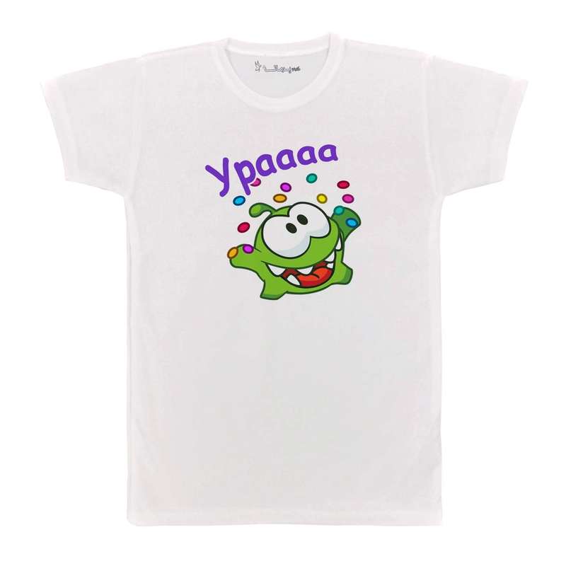 تی شرت بچگانه پرمانه طرح om nom کد pmt.2687