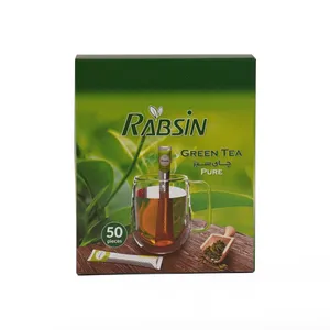 چای سبز ساشه ای رابسین بسته 50 عددی