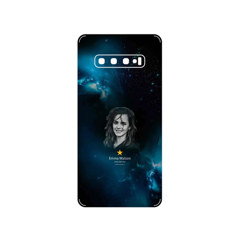 برچسب پوششی ماهوت مدل Emma Watson مناسب برای گوشی موبایل سامسونگ Galaxy S10 Plus