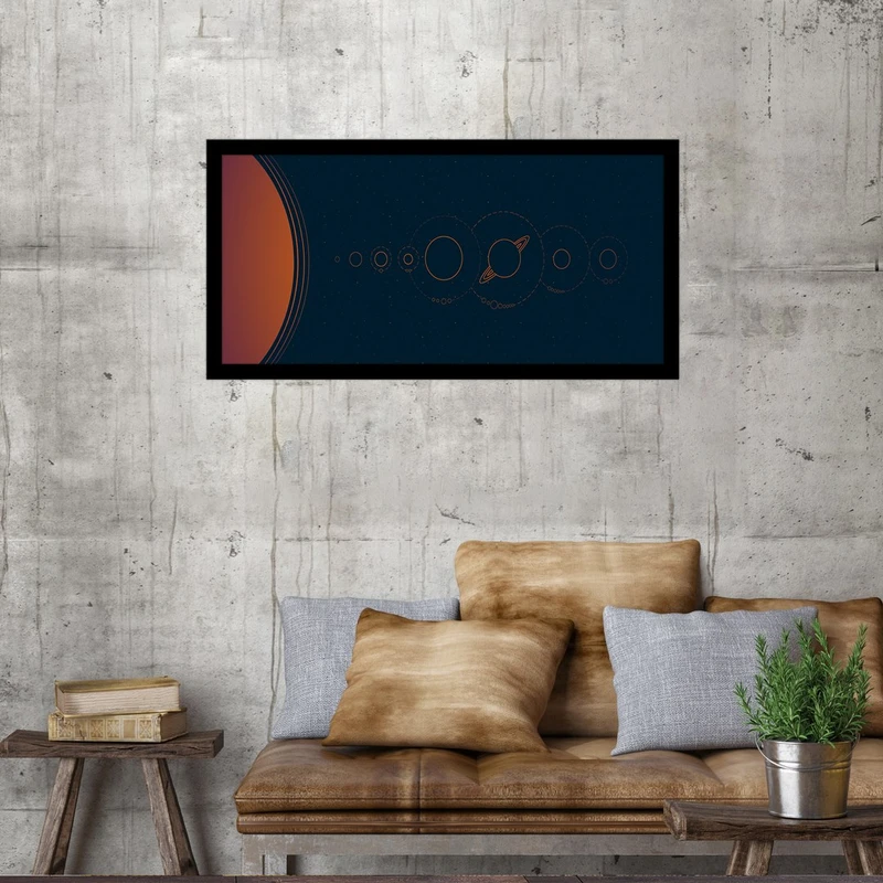 تابلو بکلیت طرح منظومه شمسی مدل B-S5773