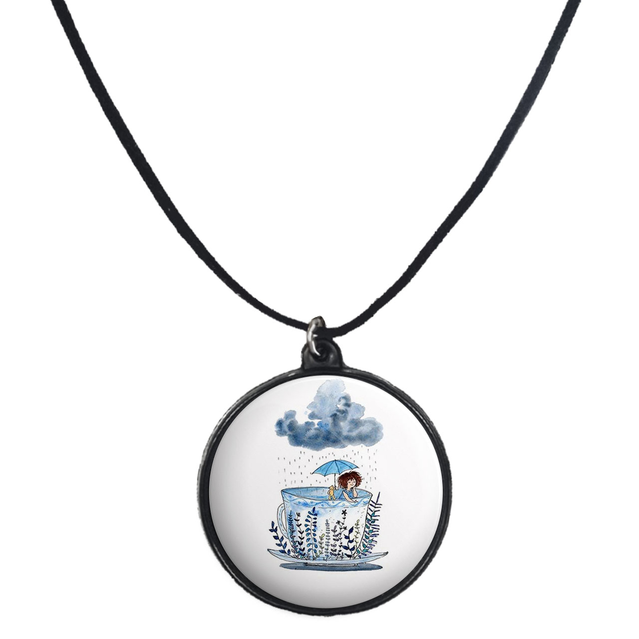 گردنبند پرمانه طرح دخترونه کد pmb.4672 مدل دو طرفه