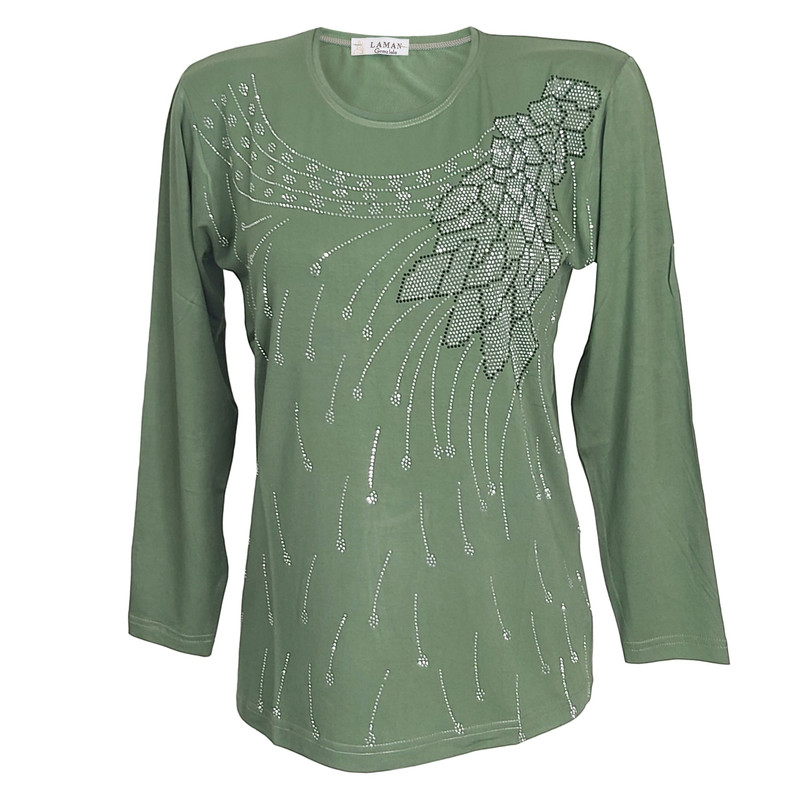 بلوز آستین بلند زنانه مدل 74696