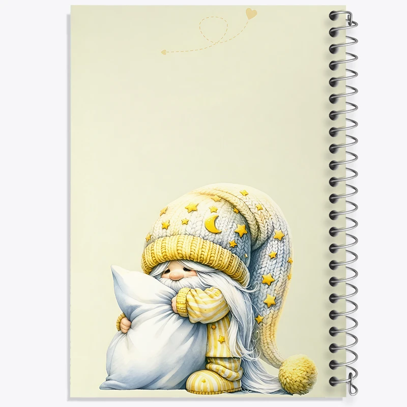 دفتر مشق 50 برگ خندالو طرح کوتوله ی خوابالو کد F5855