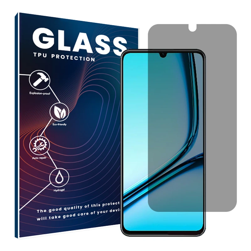 محافظ صفحه نمایش حریم شخصی گلس مدل Resistant‌ مناسب برای گوشی موبایل ریلمی NOTE 50