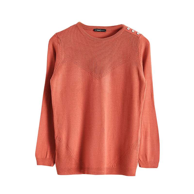 پلیور زنانه ال سی وایکیکی مدل سرشانه دکمه دار کد 16