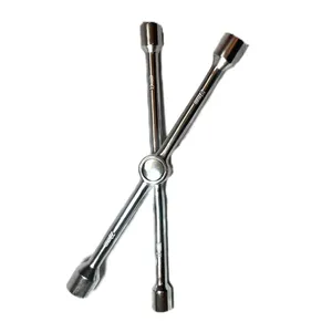 آچار خودرو و چرخ مدل  چهار سر سایز 17، 19، 21، 23 میلی متر