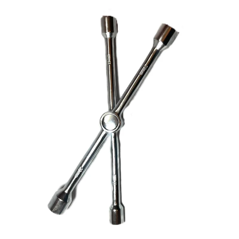 آچار خودرو و چرخ مدل  چهار سر سایز 17، 19، 21، 23 میلی متر