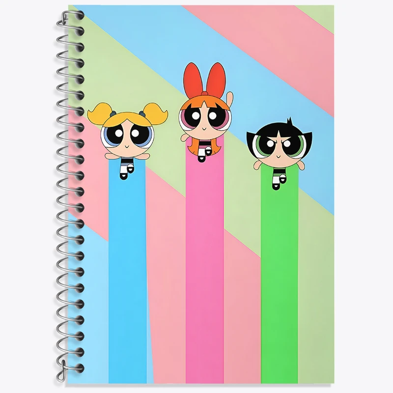 دفتر لغت 50 برگ خندالو طرح دختران نیرومند (The Powerpuff Girls) کد N4446