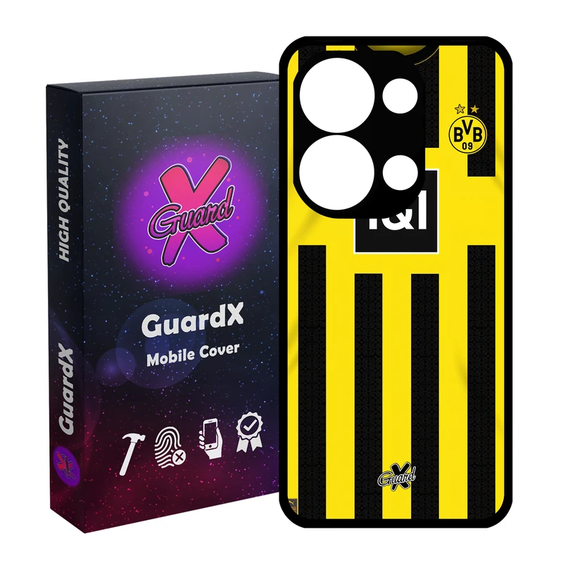 کاور گارد ایکس طرح دورتموند مناسب برای گوشی موبایل شیائومی Redmi Note 13 Pro 4G / Poco M6 Pro 4G