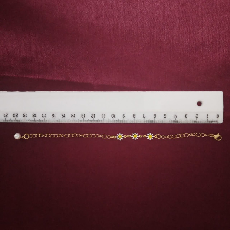 دستبند دخترانه مدل بابونه