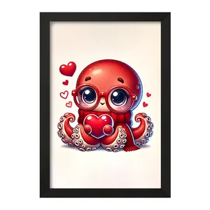 تابلو خندالو مدل هشت پا بامزه کد F11726