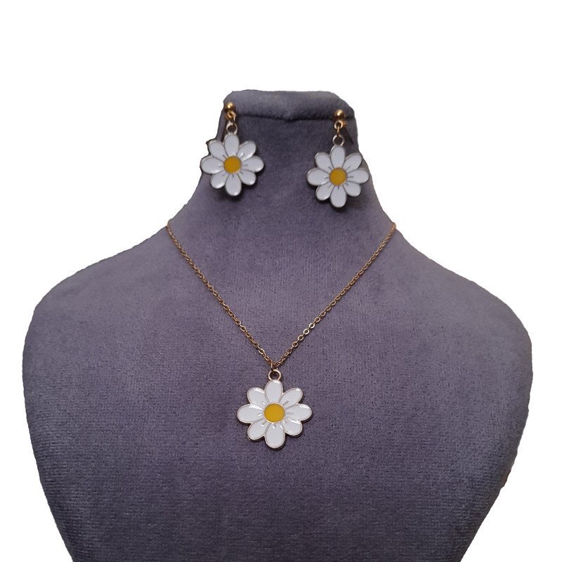 نیم ست دخترانه مدل بابونه