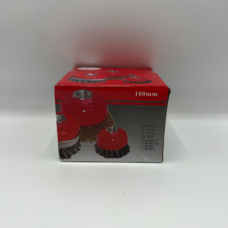 فرچه سیمی کاسه ای افشان مدل 100 mmm فرچه سیمی کاسه ای افشان مدل 100 mmm