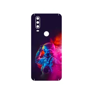 MAHOOT Smoke Rainbow Digital Art 1 Cover Sticker for Motorola One Action