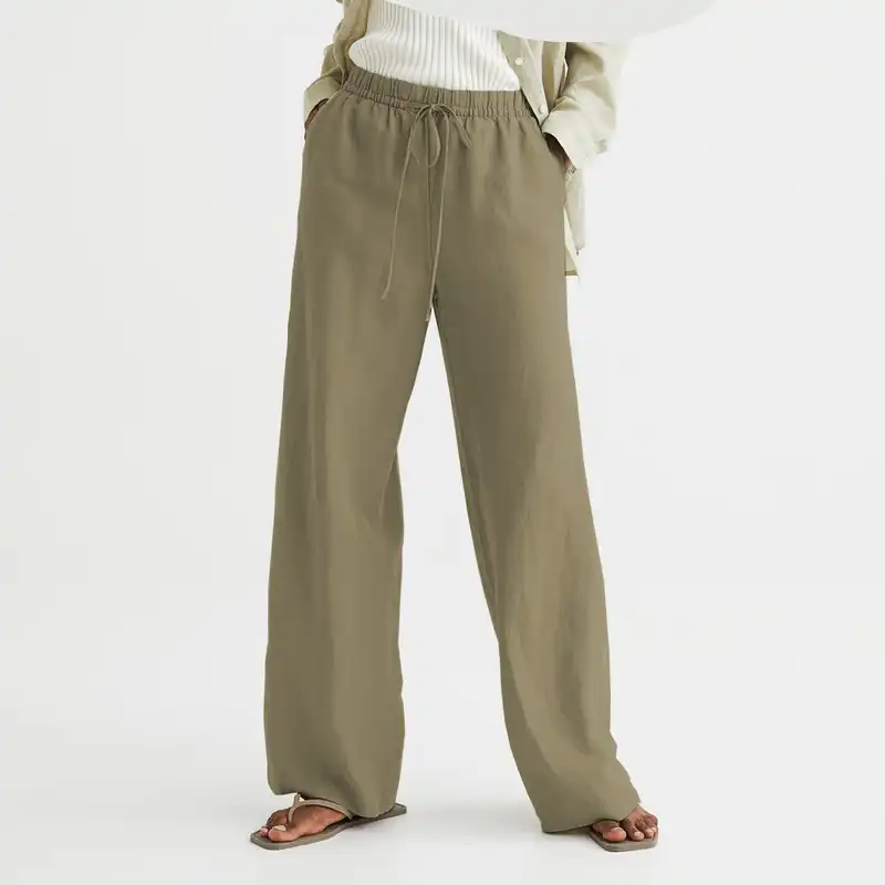 شلوار زنانه مدل لینن بگ مدل 350bmas