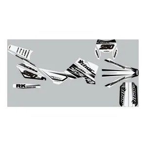 برچسب بدنه موتورسیکلت طرح ktmکد82