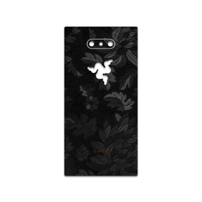 برچسب پوششی ماهوت مدل Black-Wildflower مناسب برای گوشی موبایل ریزر Phone 2
