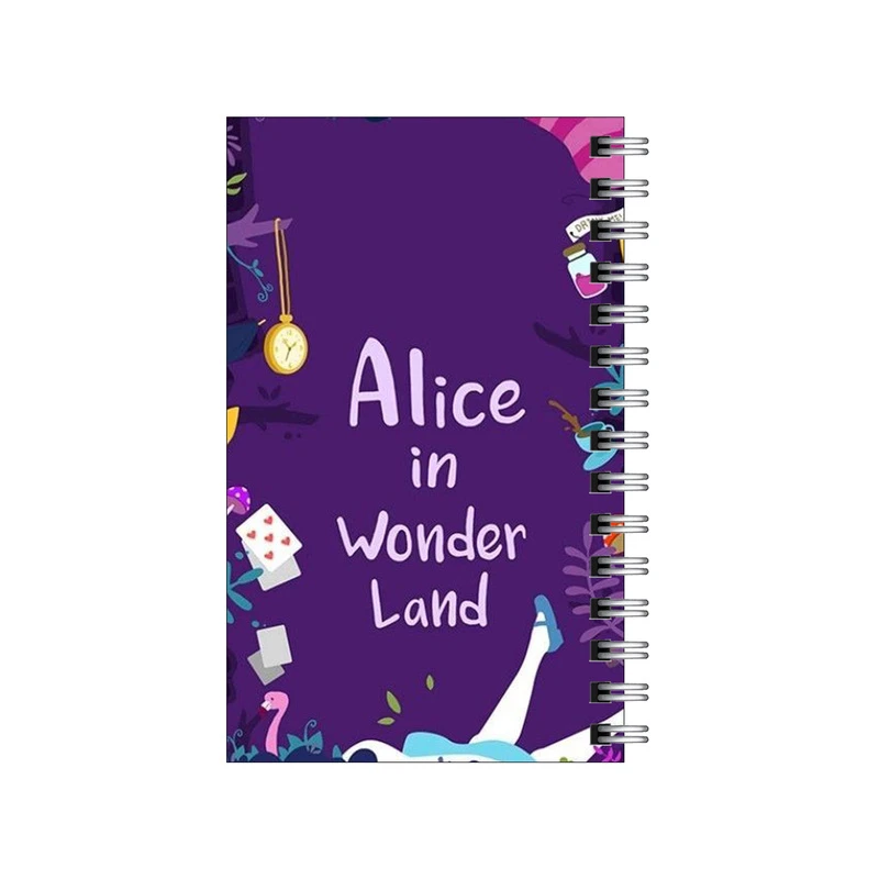 دفترچه یادداشت مدل to do list طرح آلیس در سرزمین عجایب کد 3698803