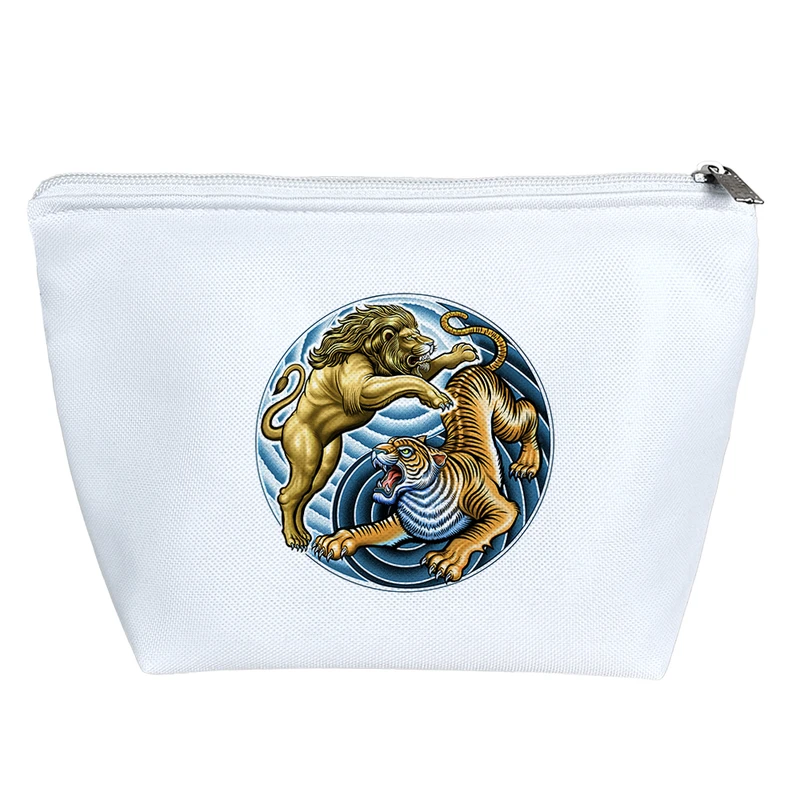 کیف لوازم آرایش دخترانه خندالو مدل شیر و ببر کد 6246