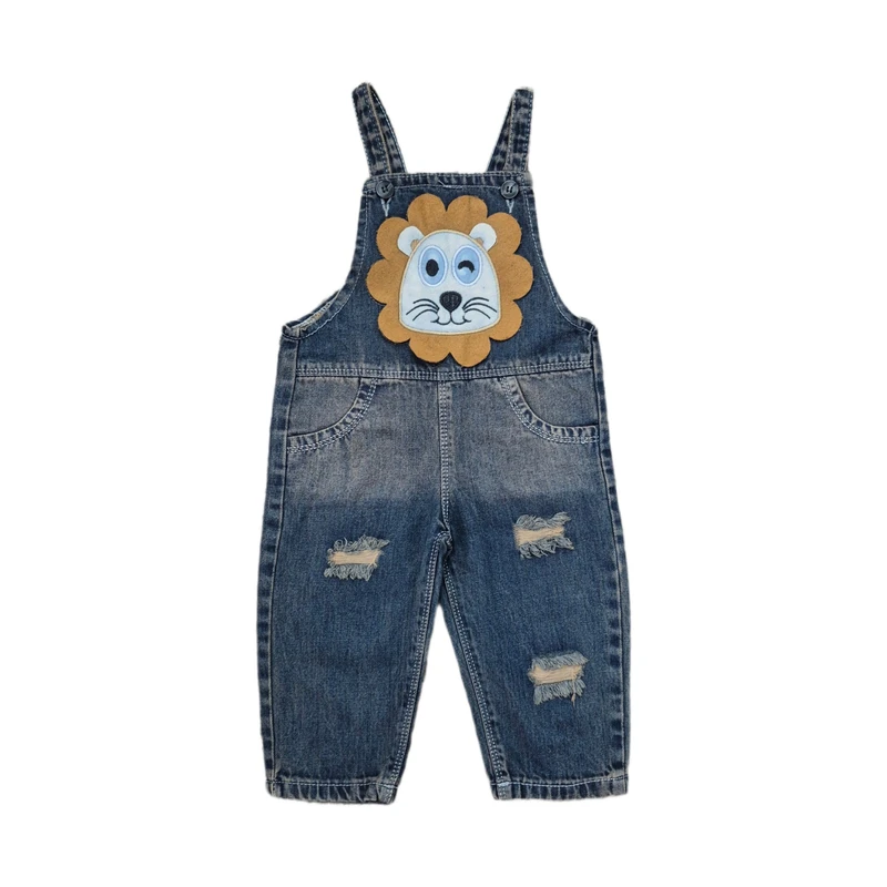 سرهمی جین پسرانه مدل لیون