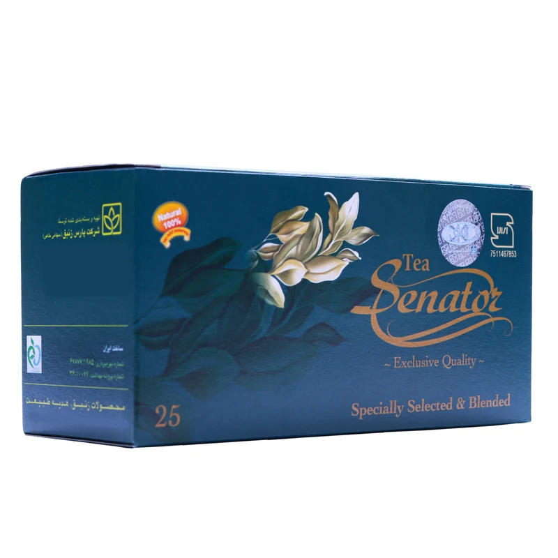چای کیسه ای ساده سناتور - 50 گرم بسته 25 عددی
