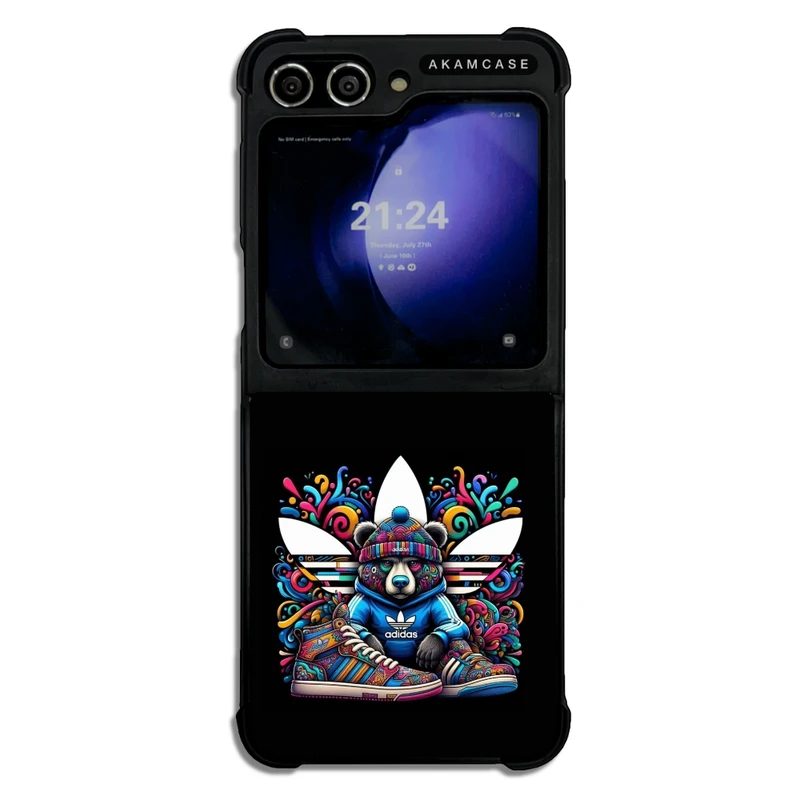 کاور آکام مدل AMC-WSGZFLIP5-ADIDAS-24 مناسب برای گوشی موبایل سامسونگ Galaxy Z Flip 5