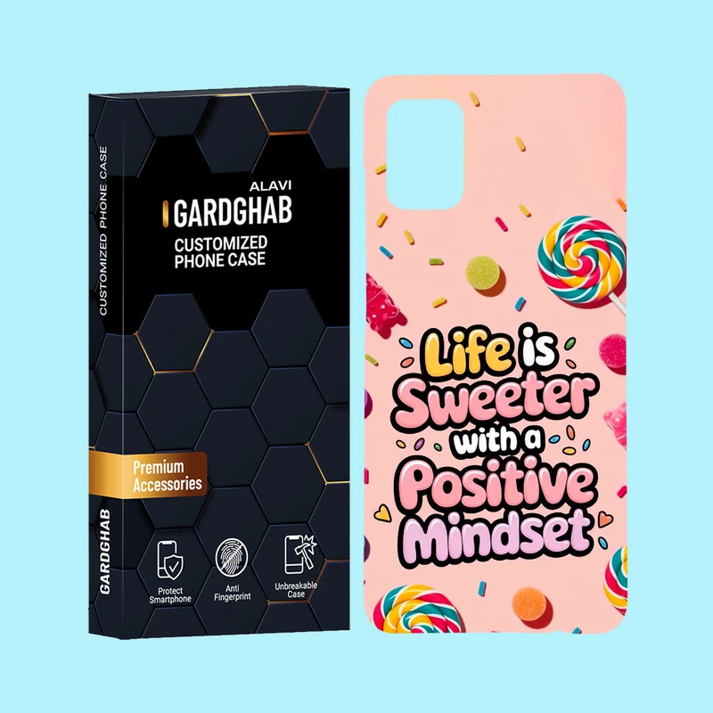 کاور گارد قاب علوی مدل متن مناسب برای گوشی موبایل سامسونگ Galaxy A31