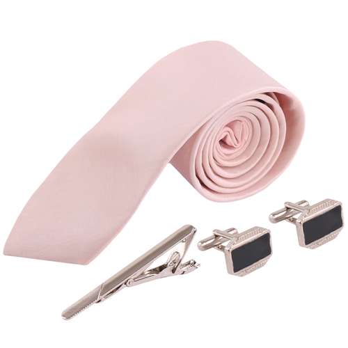 ست کراوات و گیره کراوات و دکمه سردست مردانه مدل PJ-108832