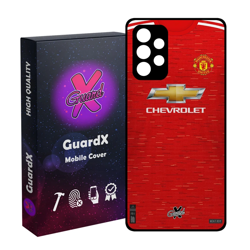 کاور گارد ایکس طرح Manchester United مدل Glass10248 مناسب برای گوشی موبایل سامسونگ Galaxy A32 4G