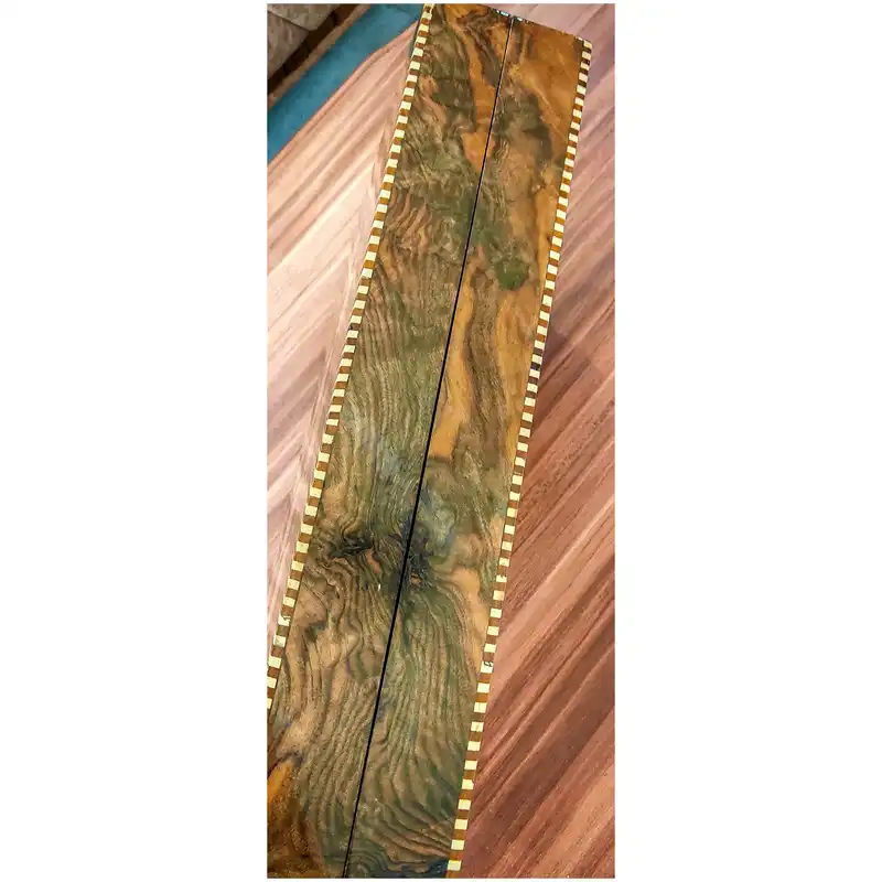 صفحه شطرنج معرق کاری مدل ریشه گردو قرینه شده کد T7