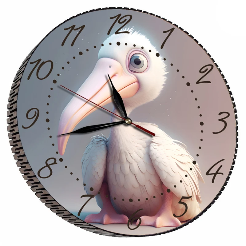 ساعت دیواری مدل کودک طرح پلیکان کارتونی