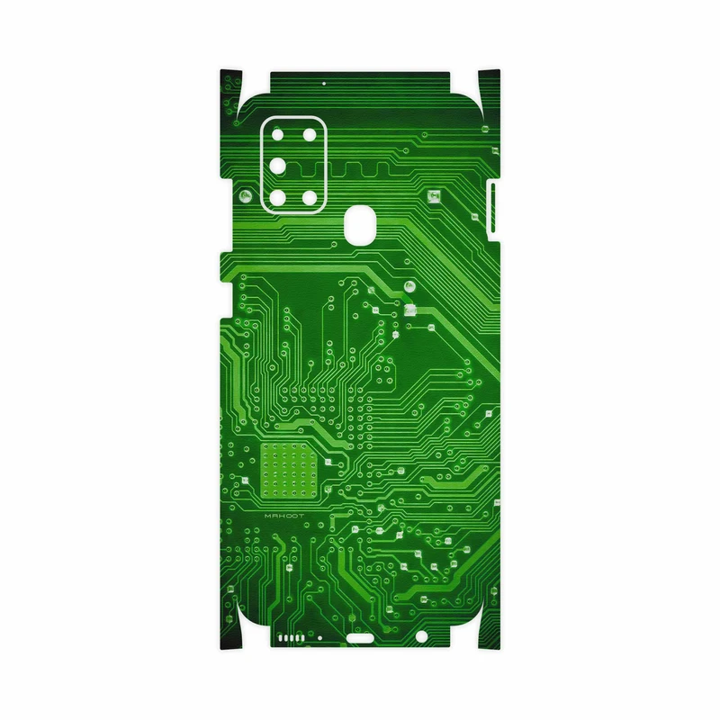 برچسب پوششی ماهوت مدل Green Printed Circuit Board-FullSkin مناسب برای گوشی موبایل سامسونگ Galaxy A21s