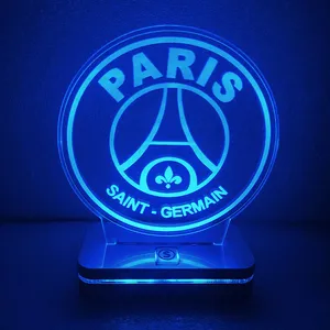  چراغ خواب سان لیزر طرح تیم فوتبال پاری سن ژرمن مدل هفت رنگ