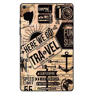 کاور مگافون طرح مسافرت مدل 8098 مناسب برای تبلت سامسونگ Galaxy Tab A 10.1 2019 / T510 / T515