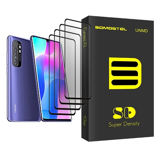 محافظ صفحه نمایش سوماستل مدل SD Glass MIX004 مناسب برای گوشی موبایل شیائومی Mi Note 10 Lite بسته چهار عددی