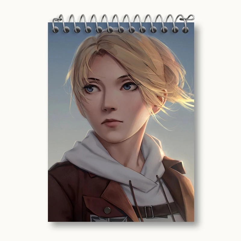 دفتر یادداشت 50 برگ خندالو مدل انی انیمه اتک آن تایتان Attack on Titan کد 18550