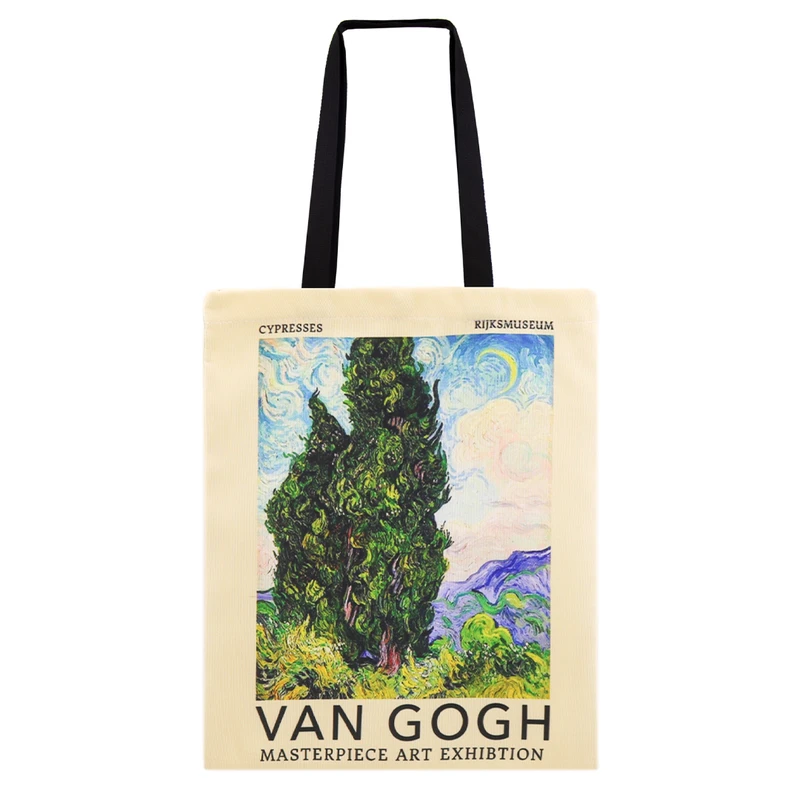 ساک دستی مدل نقاشی وینسنت ون گوگ کد 9305