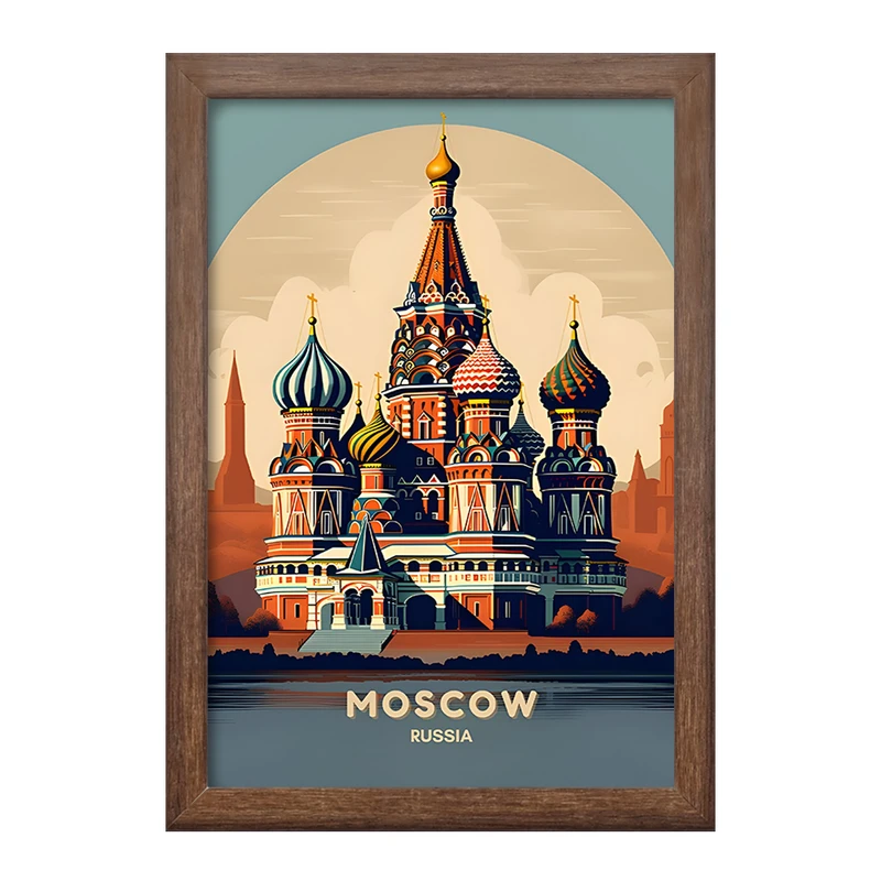 تابلو خندالو طرح موسکو (Moscow) کد F6369