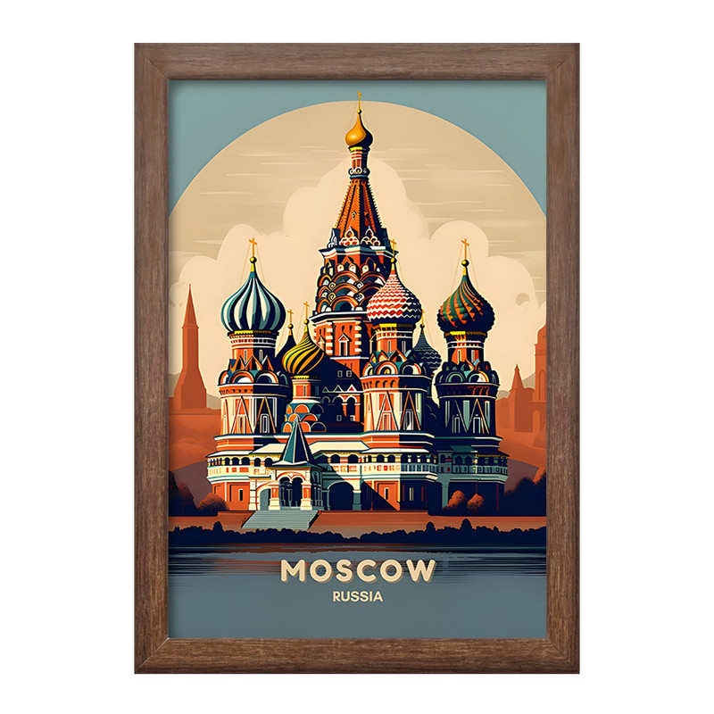 تابلو خندالو طرح موسکو (Moscow) کد F6369