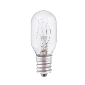 لامپ چرخ خیاطی مدل استوانه ای کد 220V-15W-E12-ST20 پایه E12