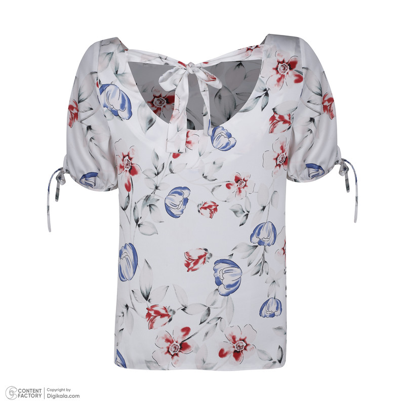 بلوز آستین کوتاه زنانه برنس مدل 01891219134615002424
