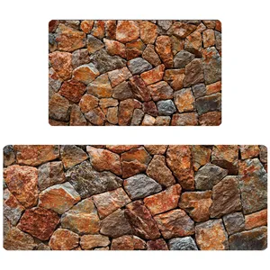 پادری مدل سه لایه رویه مخمل طرح سنگ کد 4403 مجموعه دو عددی