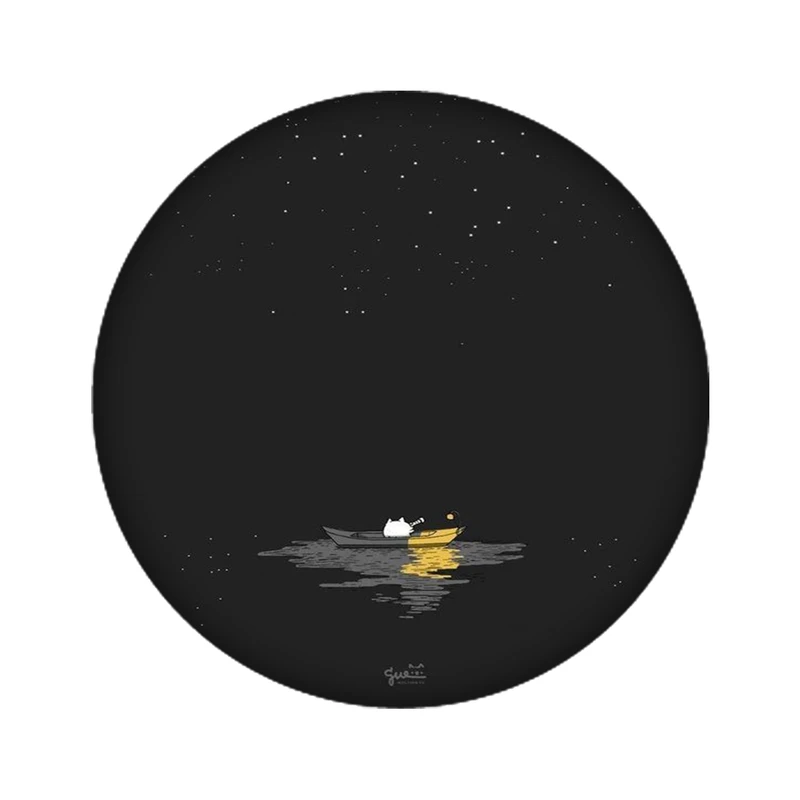 استیکر لپ تاپ طرح شب کد 4310