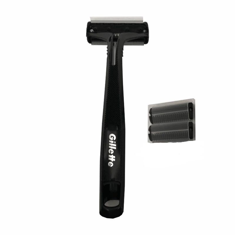 خود تراش ژیلت مدل Guard به همراه تیغ یدک بسته 2 عددی -  - 1