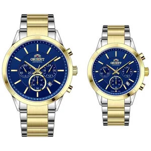 ست ساعت مچی عقربه‌ای کوارتز زنانه و مردانه اورینت کانتیننتال مدل 0106-6