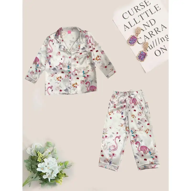 ست شومیز و شلوار بچگانه تویین مدل T-220-15