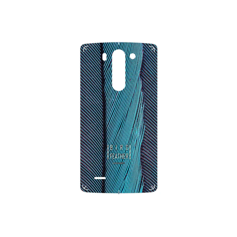 برچسب پوششی ماهوت مدل Turquoise feathers مناسب برای گوشی موبایل ال جی G3 Beat