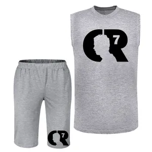 ست تاپ و شلوارک مردانه مدل رونالدو A410