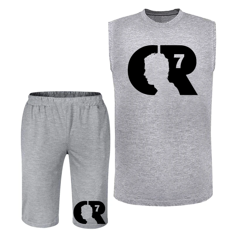 ست تاپ و شلوارک مردانه مدل رونالدو A410